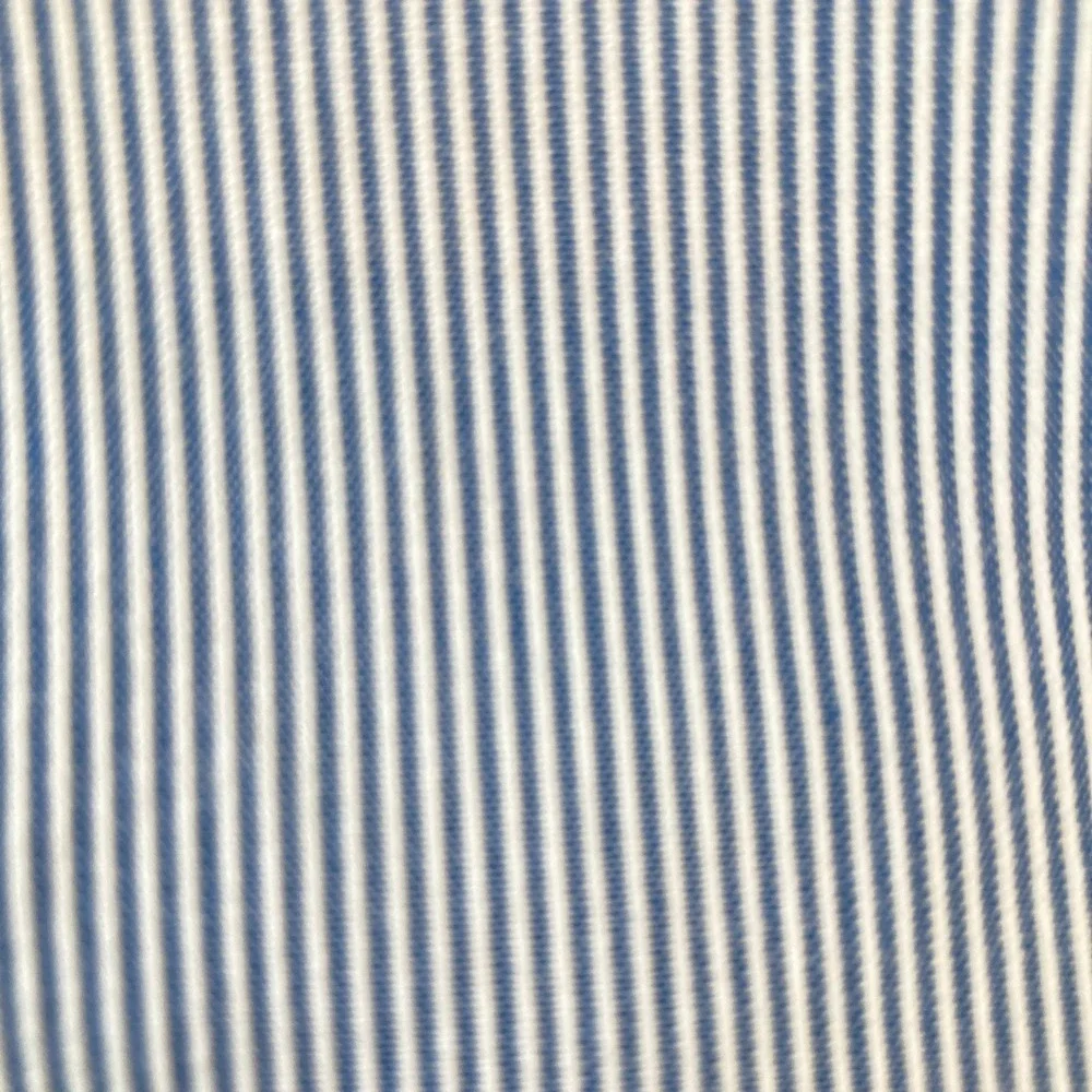 Polo Ralph Lauren Mens 33 (Fit 32) Blue White Pinstripe Classic 6